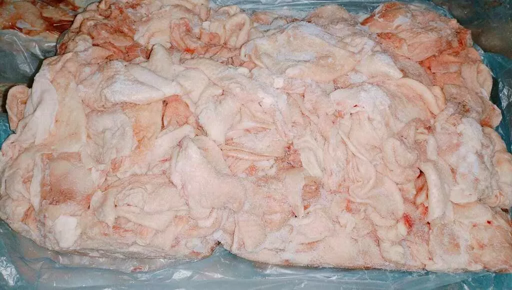 Фотография продукта Кожа с тушки кур ( глубокозамороженная)