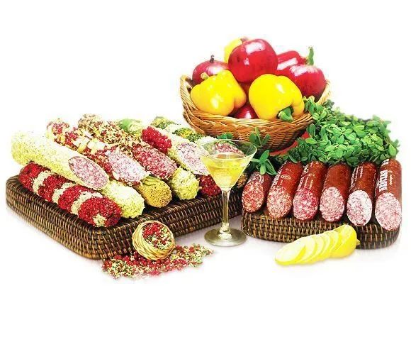 фотография продукта деликатесы, колбасы, от завода